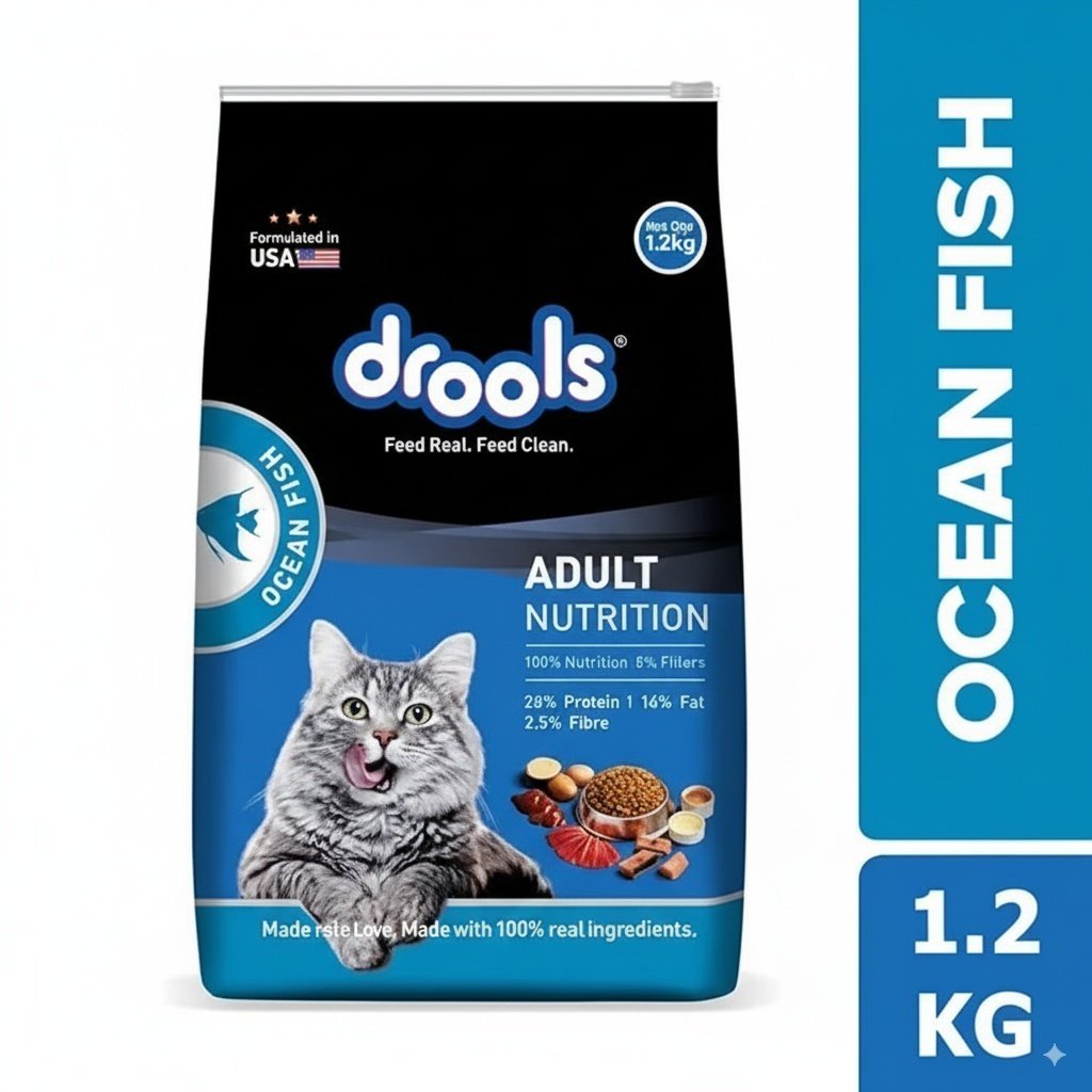 Drools Ocean Fish Adult Cat Dry Food
