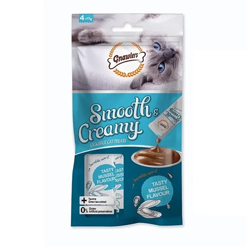 Gnawlers Mix Flavour Creamy Cat Treats Pack of 5 (60g) - Image 3