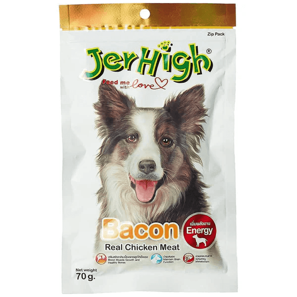 JerHigh Chicken Bacon Dog Treat (70g)
