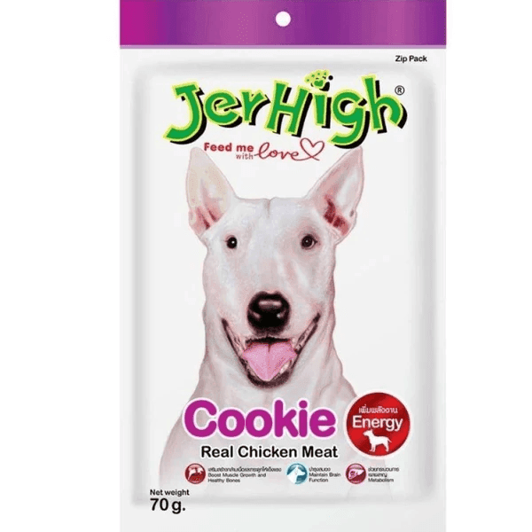 JerHigh Chicken Cookie Dog Treats (70g)
