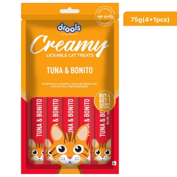Drools Tuna & Bonito Creamy Cat Treats (75g)