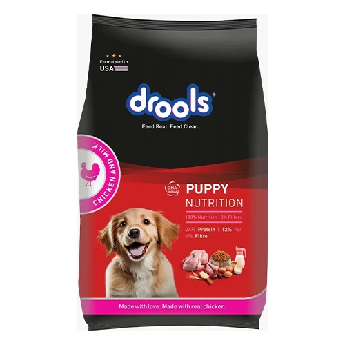 Drools Puppy Nutrition Dog Food with Chicken and Milk